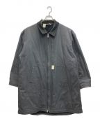 N.HOOLYWOODエヌ ハリウッド）の古着「SOUTIEN COLLAR PULL FRONT ZIP COAT」｜グレー