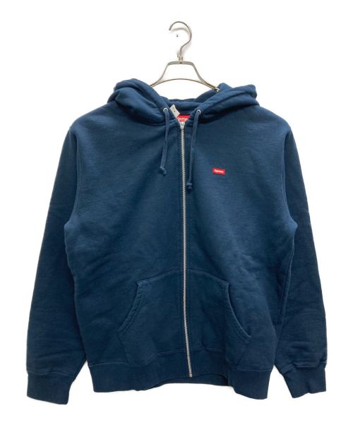 SUPREME（シュプリーム）SUPREME (シュプリーム) Small Box Zip Up Sweatshirt(スモールボックスジップアップスウェットシャツ) ネイビー サイズ:Lの古着・服飾アイテム