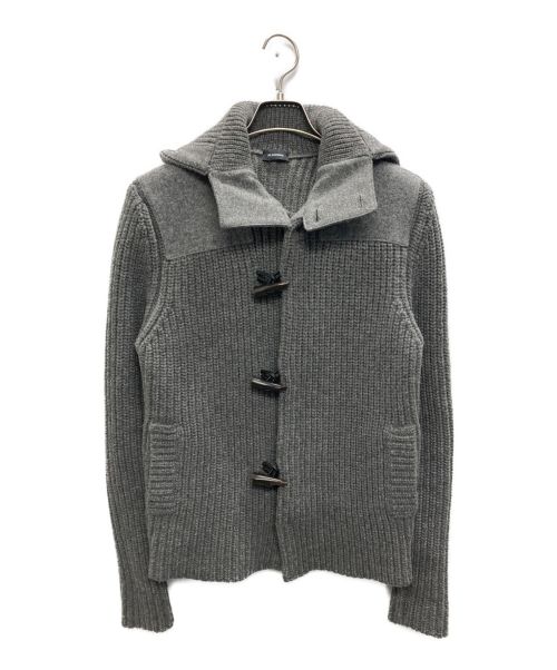 JIL SANDER（ジルサンダー）JIL SANDER (ジルサンダー) ダッフルニットジャケット グレー サイズ:44の古着・服飾アイテム