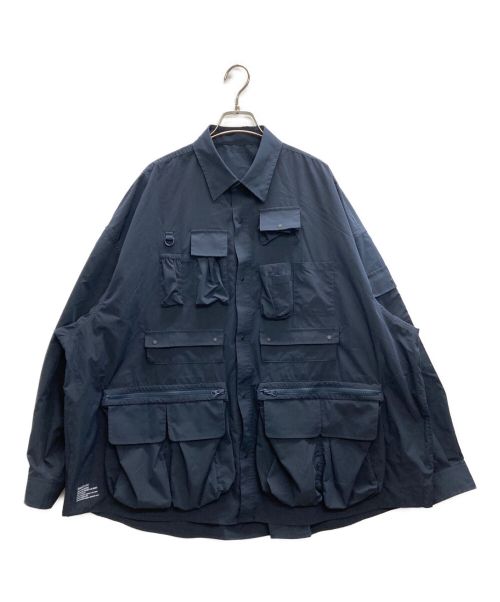 FreshService（フレッシュサービス）FreshService (フレッシュサービス) DRY TYPEWRITER TACTICAL POCKET L/S SHIRT/フレッシュサービス シャツ ジャケット ネイビー サイズ:フリーの古着・服飾アイテム