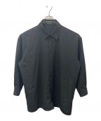 BALENCIAGAバレンシアガ）の古着「オーバーサイズウールシャツ」｜ブラック