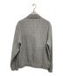 AURALEE (オーラリー) HARD TWIST WOOL DOUBLE FACE CHECK BLOUZON グレー サイズ:SIZE 4：19800円