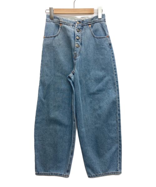 MM6 Maison Margiela（エムエムシックス メゾンマルジェラ）MM6 Maison Margiela (エムエムシックス メゾンマルジェラ) MM 10 1/2 Oz Indigo Denim インディゴ サイズ:26インチの古着・服飾アイテム