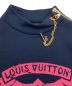 中古・古着 LOUIS VUITTON (ルイ ヴィトン) チェーン装飾S/Sワンピース ネイビー サイズ:SIZE S：75000円