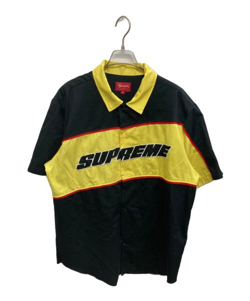 SUPREME（シュプリーム）SUPREME (シュプリーム) Color Blocked Work Shirt イエロー サイズ:SIZE Lの古着・服飾アイテム