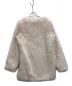 MISTREASS (ミストレアス) Eco-Fur Collarless Coat ピンク サイズ:FREE：12000円