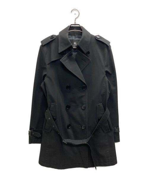 BURBERRY BLACK LABEL（バーバリーブラックレーベル）BURBERRY BLACK LABEL (バーバリーブラックレーベル) トレンチコート ブラック サイズ:Lの古着・服飾アイテム