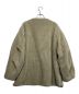 CLANE (クラネ) 	REVERSIBLE MILITARY BOA JACKET/リバーシブルミリタリーボアジャケット ベージュ サイズ:1：8000円