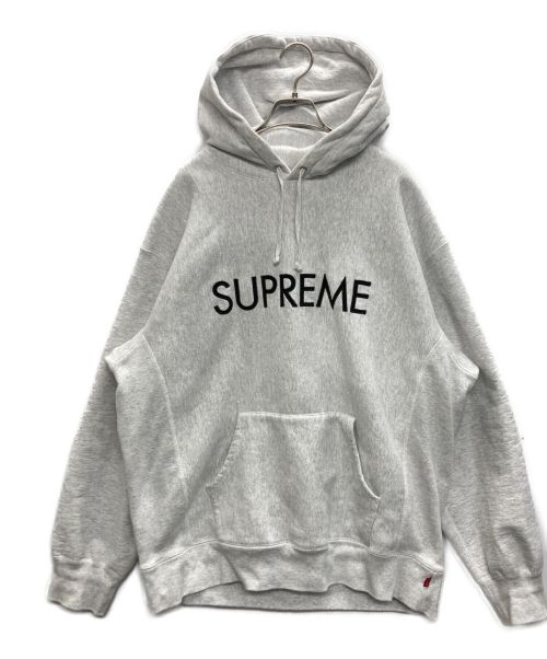 SUPREME（シュプリーム）Supreme (シュプリーム) Capital Hooded Sweatshirt グレー サイズ:XLの古着・服飾アイテム