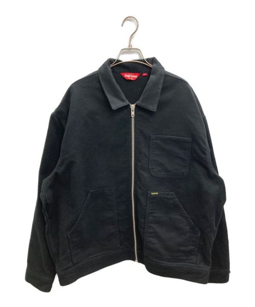 SUPREME（シュプリーム）SUPREME (シュプリーム) Moleskin Work Jacket ブラック サイズ:XLの古着・服飾アイテム