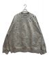 MAISON SPECIAL（メゾンスペシャル）の古着「Leaf Cutwork Embroidery Crew Neck Sweat Pullover」｜グレー