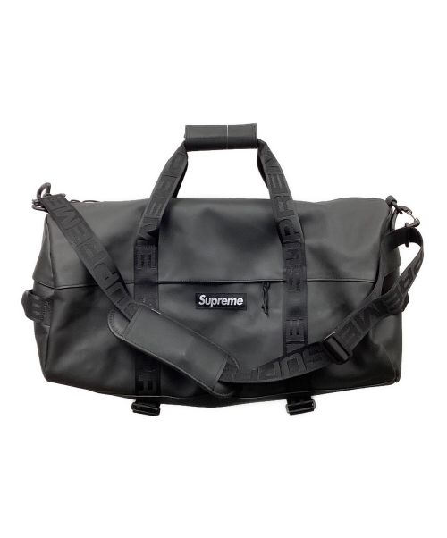 SUPREME（シュプリーム）Supreme (シュプリーム) Leather Duffle Bag ブラックの古着・服飾アイテム