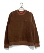 SUPREMEシュプリーム）の古着「Polartec Small Box Crewneck」｜ブラウン