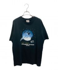 UNIVERSAL STUDIOS JAPAN (ユニバーサルスタジオジャパン) 00's ETプリントTシャツ ブラック サイズ:SIZE L