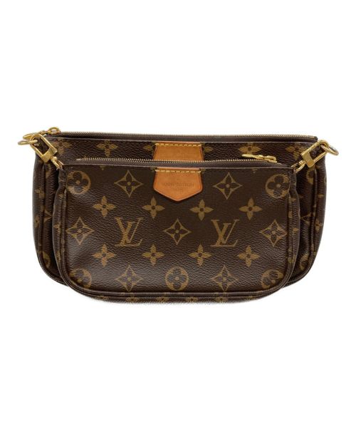 LOUIS VUITTON（ルイ ヴィトン）LOUIS VUITTON (ルイ ヴィトン) ミュルティ ポシェット アクセソワール ブラウンの古着・服飾アイテム