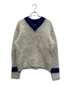 stussyステューシー）の古着「Mohair Tennis V Neck Sweater」｜グレー