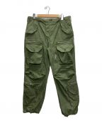 Engineered Garmentsエンジニアド ガーメンツ）の古着「Flight Pants Cotton Ripstop」｜オリーブ