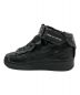 NIKE (ナイキ) COMME des GARCONS (コムデギャルソン) NIKE AIR FORCE 1 MID ブラック サイズ:26cm：20000円