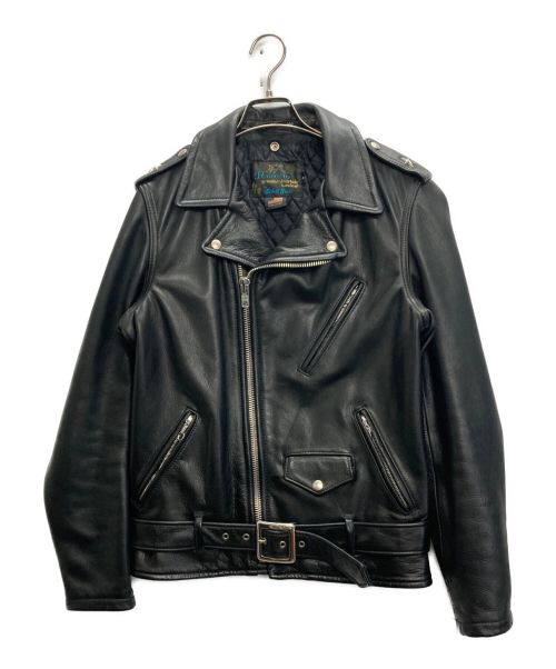 Schott（ショット）Schott (ショット) Motorcycle Leather Jacket ブラック サイズ:Sの古着・服飾アイテム