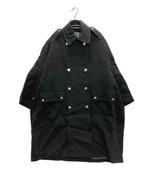 DIESEL（ディーゼル）DIESEL (ディーゼル) W-Tiller Trench Coat ブラック サイズ:XXSの古着・服飾アイテム