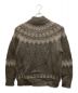 BATONER (バトナ―) MOHAIR NORDIC DRIVERS KNIT ブラウン サイズ:SIZE 3：19000円