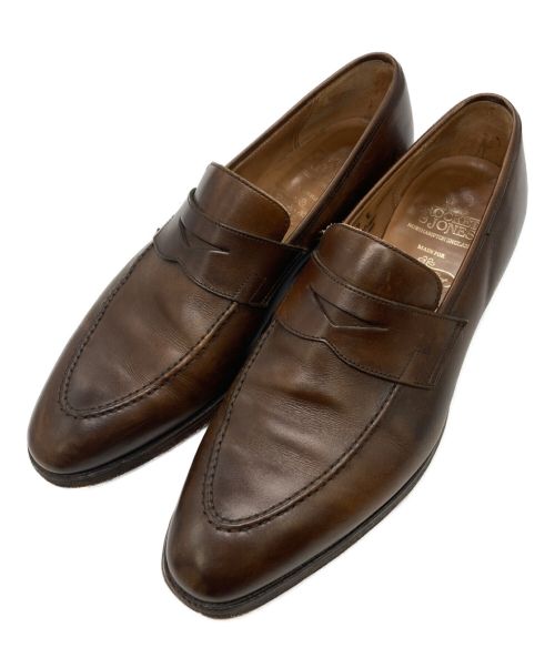 Crockett & Jones（クロケット＆ジョーンズ）Crockett & Jones (クロケット＆ジョーンズ) ローファー ブラウン サイズ:SIZE 9 Eの古着・服飾アイテム