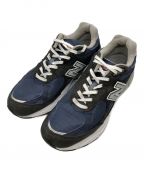 NEW BALANCEニューバランス）の古着「M990 NB3」｜ネイビー