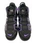 中古・古着 NIKE (ナイキ) AIR MORE UPTEMPO 96 ブラック×パープル サイズ:26cm/US8：15000円