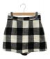 HER LIP TO（ハーリップトゥ）の古着「Etoile Block Check Skort」｜ブラック×ホワイト