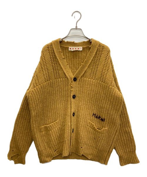 MARNI（マルニ）MARNI (マルニ) カットオフカーディガン ブラウン サイズ:SIZE 44の古着・服飾アイテム