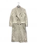 ok.soonオクスン）の古着「white chester coat with scarf」｜ベージュ