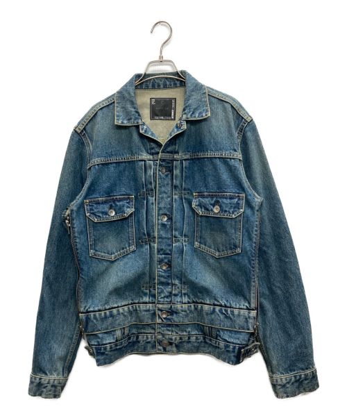 sacai（サカイ）sacai (サカイ) BEYONDEXX (ビヨンデックス) DENIM BLOUSON インディゴ サイズ:SIZE 2の古着・服飾アイテム