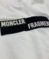 中古・古着 MONCLER (モンクレール) FRAGMENT DESIGN (フラグメントデザイン) MAGLIA T-SHIRT ホワイト サイズ:XL：14000円