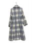 MISTREASS (ミストレアス) Big Plaid F&F Coat ブルー×ホワイト サイズ:F：14000円