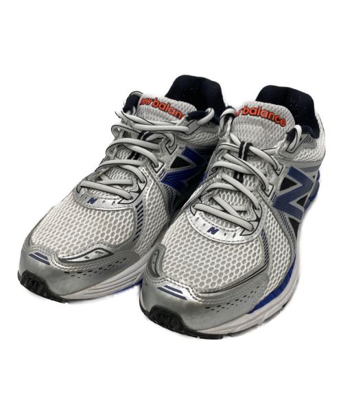 NEW BALANCE（ニューバランス）NEW BALANCE (ニューバランス) ML860XB ブルー×シルバー サイズ:US9の古着・服飾アイテム