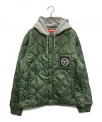 SUPREMEシュプリーム）の古着「Quilted Liner Hooded Jacket」｜カーキ