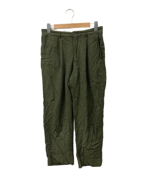 SUPREME（シュプリーム）Supreme (シュプリーム) Pleated Trousers カーキ サイズ:30の古着・服飾アイテム