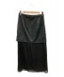 ZOE (ゾーイ) 2face long skirt ブラック サイズ:SIZE M：15000円