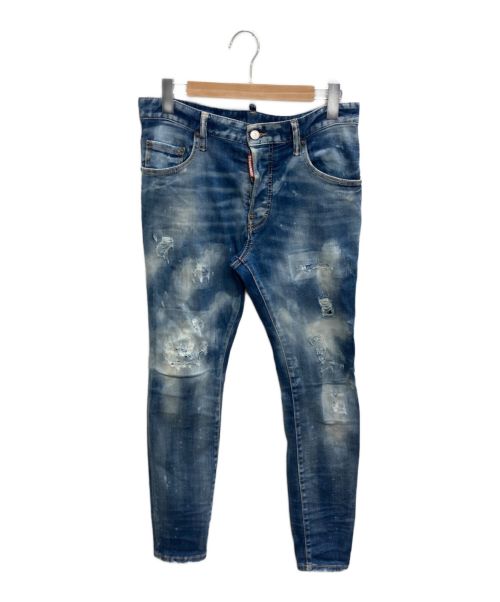 DSQUARED2（ディースクエアード）DSQUARED2 (ディースクエアード) Super Twinky Jean インディゴ サイズ:SIZE 48の古着・服飾アイテム