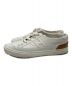 HERMES (エルメス) QUICKER SNEAKER ホワイト×ブラウン サイズ:42　1/2：16000円