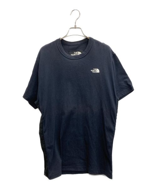 THE NORTH FACE（ザ ノース フェイス）THE NORTH FACE (ザ ノース フェイス) sacai (サカイ) サイドジップクルーネックTシャツ ネイビー サイズ:SIZE Lの古着・服飾アイテム