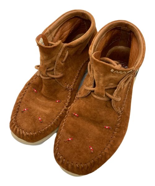 VISVIM（ビズビム）VISVIM (ビズビム) LHAMO FOLKハイカットスニーカー ブラウン サイズ:USW7の古着・服飾アイテム