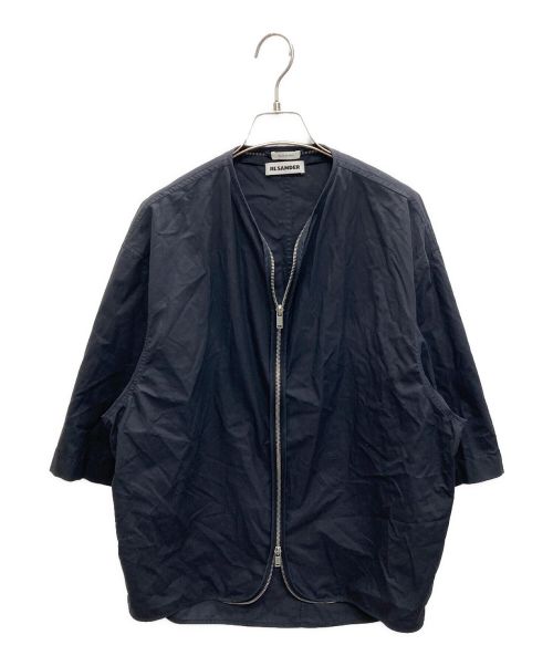 JIL SANDER（ジルサンダー）JIL SANDER (ジルサンダー) S/S STRESA JACKET ネイビー サイズ:48の古着・服飾アイテム