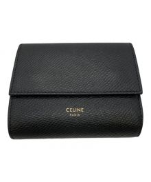 CELINE（セリーヌ）の古着「スモール トリフォールドウォレット」｜ブラック