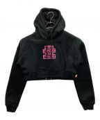 THE BLACK EYE PATCHブラックアイパッチ）の古着「OG LABEL CROPPED HOODIE」｜ブラック