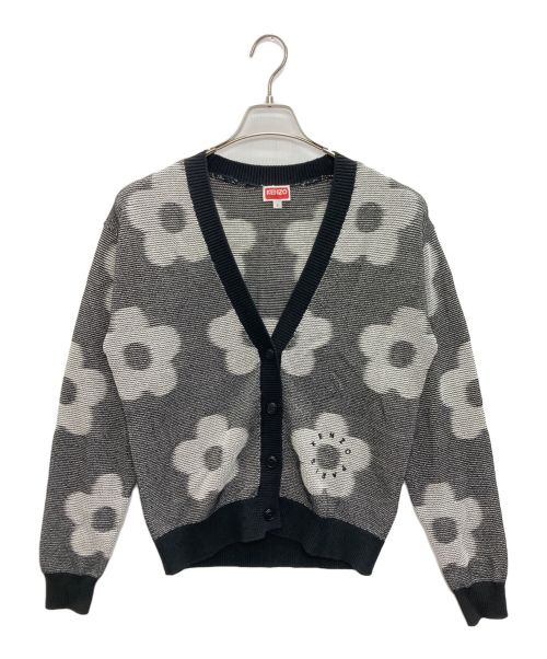 KENZO（ケンゾー）KENZO (ケンゾー) FLOWER SPOT CARDIGAN ブラック サイズ:Sの古着・服飾アイテム