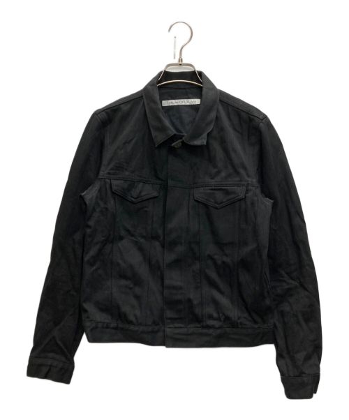 JOHN LAWRENCE SULLIVAN（ジョン ローレンス サリバン）JOHN LAWRENCE SULLIVAN (ジョン ローレンス サリバン) Rigid denim jacket ブラック サイズ:42の古着・服飾アイテム