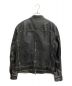 ALL SAINTS (オールセインツ) ユーズド加工レザーライダースジャケット ブラック サイズ:SIZE M：16000円