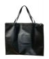 JIL SANDER (ジルサンダー) zipped leather tote ブラック：50000円