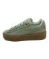 PUMA (プーマ) FENTY (フェンティー) CREEPER PHATTY NUBUCK 黄緑 サイズ:26cm：18000円